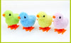 Pet Cat Toys Jumping Walking Hopping Cartoon Plush Chicken Clockwork Cat Interative Playing Toy Wind Up Chick Kitten Supplies