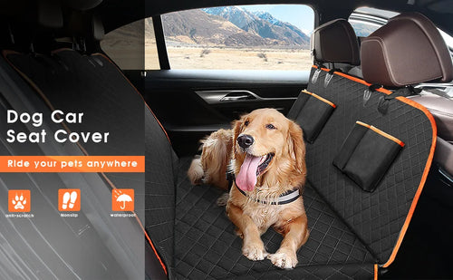 Dog Car Seat Cover - Waterproof Hammock for Cars & Trucks