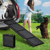 HiMISS Folding Aluminum Dog Ramp - Non-Slip Portable Pet Ramp
