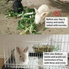 Metal Rabbit Hay Feeder Rack - 23x10x7.5cm Grass Holder