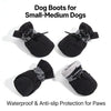 Waterproof Anti-Slip Dog Shoes - Soft Sole 5x4.2cm Cotton Boots