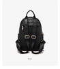 FOXER Brand Genuine Leather + Microfiber Women's Backpack Fashion Female Travel Bag Large Capacity Waterproof Backpack
