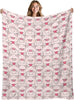 Guinea Pig Blanket, Soft Flannel Guinea Pig Gifts for Kids, Cute Capybara Blanket for Women, Birthday Gift Blanket for Kids,