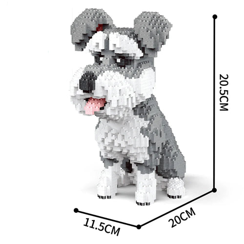 Dachshund Dog Model Micro Mini Building Blocks Set Educational Recreation Toys Pet Lover Gift Decoration Bricks Party Gift