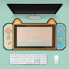Big Mouse Pad Cute Cat Ears Desk Pad Thicken Computer Games Non-slip Pink Girl Cartoon Super Cute For Girl Game Boy 80CM*40CM