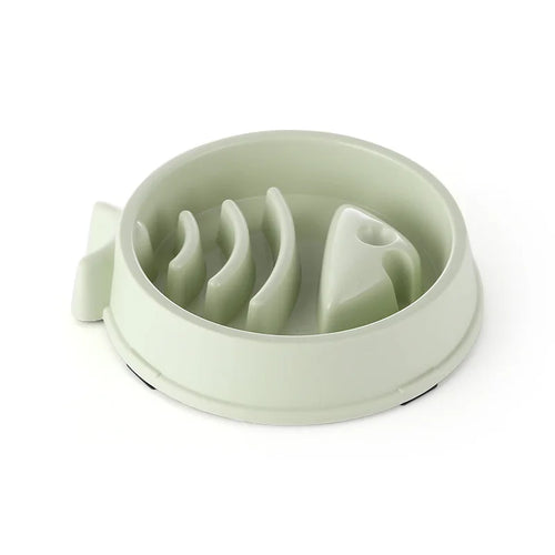 Anti-Choking Slow Feeder Dog Bowl - Non-Slip Plastic Maze Bowl