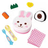 Rabbit Shape Pretend Play Food Set - Kawaii Lunch Box Toy