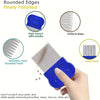 Pack of 4 Stainless Steel Flea and Lice Combs for Dogs and Cats