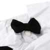 English Style Gentleman Dog Dress Puppy Suit with Tie for Formal Occasions Four Seasons Wedding Pet Photo Teddy Clothes