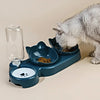 Pet Bowls With Water Feeder, 3 In 1 Water Bottle For Neck Protection
