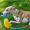 Interactive Squeaky Dog Rope Toy with Elastic Drawstring