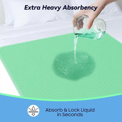 Pee Pads for Pet Extra Heavy Absorbency Washable Under Pads Quick Drying Nursing Pads Incontinence Bed Pads Reusable Washable