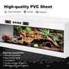 Stackable Reptile Terrarium, PVC Bearded Dragon Enclosure – Tempered Glass Tank for Amphibians Reptilians Arachnids Pets Habitat