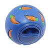 Pet Food Dispenser for Rabbits Carrot Interactive Bunny Toy Snack Toy Ball Food Dispenser Ball Bite Resistant Feeding Toys