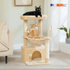 Pequlti Multi-Level Cat Tree Tower with Condo and Hammock