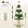 PAWZ Road Christmas Cat Tree Tower - 3 Condos Green/White 135cm