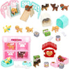 Children's Cat Toys Pretend Toys Cat Character Toy Set Children's Toys Interactive Cat Role Playing Realistic Cat Care Center