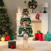 PAWZ Road Christmas Cat Tree Tower - 3 Condos Green/White 135cm