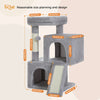 Pequlti 104cm Multi-Level Cat Tree with 2 Condos - Wood