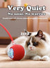 1~3pcs Cat Interactive Ball Toy Automatic Rolling Ball Tail Rechargeable Smart Pet Electric Toy Dog Cat Training Imitate Mouse