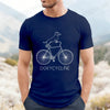 Dachshund Bicycle Printed Graphic T Shirts For Men Casual O Neck Short Sleeve T-Shirts Fashion Streetwear Vintage Male Tops