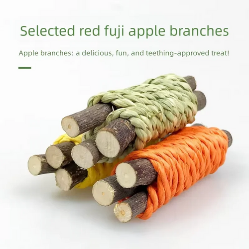 Toys for Rabbits Pets Pet Rabbit Guinea Pig Dragon Cat Fun Toy Hamster Rabbit Rabbit Tooth Grinding Set Pet Tooth Grinding Snack