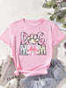 Trend Dog Mama Printed Women T-shirts Fashion Cartoon Graphic Print T-shirts Clothes Female Shirt Short Sleeve Casual Tees