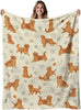 Guinea Pig Blanket, Soft Flannel Guinea Pig Gifts for Kids, Cute Capybara Blanket for Women, Birthday Gift Blanket for Kids,