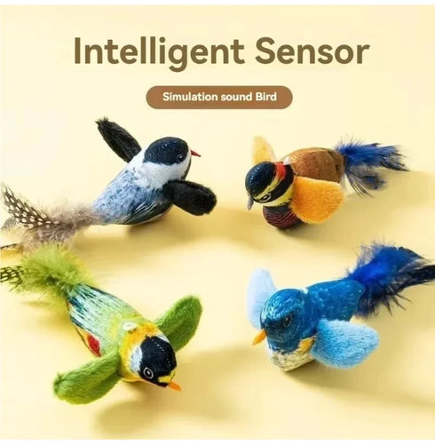 Cat Toys For Indoor Cats Interactive Cat Toy Realistic Bird Sound Cat Toy Plush Cat Toy Catnip Cat Toy for Cats Kitten Toy