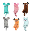 Cute Cat Toys Funny Interactive Plush Cat Toy Mini Teeth Grinding Catnip Toys Kitten Chewing Squeaky Toy Pets Accessories