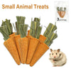 3pcs/6pcs Small Animal Rabbit Chew Toys For Bunny Hamster Treat Chew Toy Tooth Cleaning Molar Grinding Toys Natural Nutrient Toy