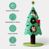 PAWZ Road Christmas Cat Tree Tower - 3 Condos Green/White 135cm