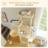 PAWZ Road Large Multi-Level Cat Tree - 186cm Wood Tower