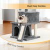 Pequlti 104cm Multi-Level Cat Tree with 2 Condos - Wood