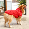 Pet Hoodies for Large Dogs Spring and Autumn Fleece Golden Retriever Sweatshirt with Hat and Zip Pocket  Pet Clothing
