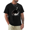 Black Otter Netherland Dwarf Rabbit T-Shirt Thanksgiving Casual Tee