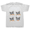Funny Blue Heeler I Herd You Australian Cattle Dog T Shirts Summer Graphic Cotton Streetwear Short Sleeve Birthday Gifts T-shirt
