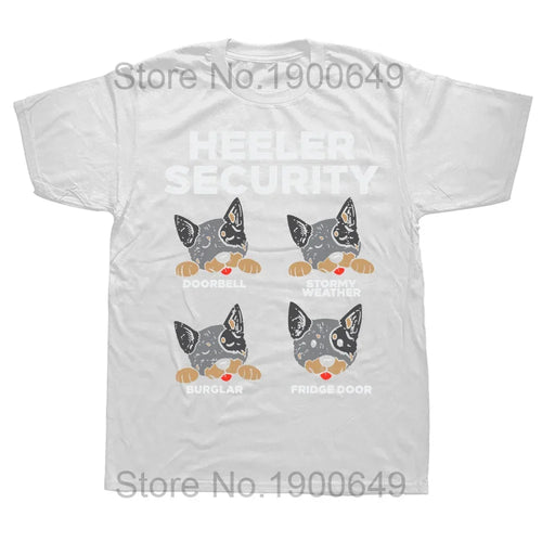 Funny Blue Heeler I Herd You Australian Cattle Dog T Shirts Summer Graphic Cotton Streetwear Short Sleeve Birthday Gifts T-shirt