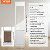 SucceBuy Sliding Glass Pet Door - Adjustable 76-81 Aluminum Frame