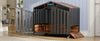 Heavy Duty Dog Crate Furniture with Wheels for Large Dogs