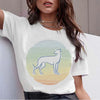 Hot Sale Bull Terrier Rottweiler Kawaii Printed TShirt Women Beagle Cute Whippet Funny Dog T-shirt Collie Malinois Women Clothes