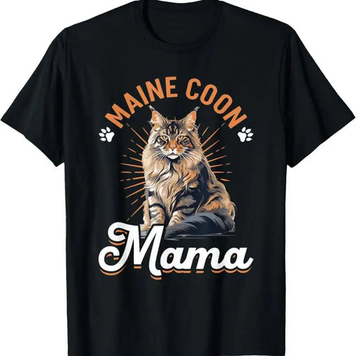 Maine Coon Cat Breed Pet Mama T Shirt