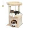 Pequlti Multi-Level Cat Tree Tower with Condo and Hammock