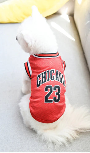 Dog Basketball Jersey Clothes Boy Girl Dog Pet Vest Clothes Puppy Shirt Apparel Cute Outfit Summer T-shirt for All Breeds XS-5XL