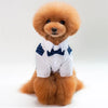 English Style Gentleman Dog Dress Puppy Suit with Tie for Formal Occasions Four Seasons Wedding Pet Photo Teddy Clothes