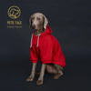 Colorful Dog Hoodie with Pocket & Leather Patch — Cozy Pet Hoodie