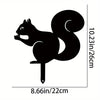 Rabbit Art Sculpture – Hollow Wrought Iron Figurines, Dust Proof and Realistic Rabbit/Squirrel for Garden, Home, and Yard