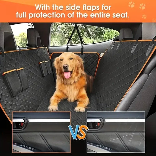 Dog Car Seat Cover - Waterproof Hammock for Cars & Trucks