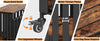 Heavy Duty Dog Crate Furniture with Wheels for Large Dogs
