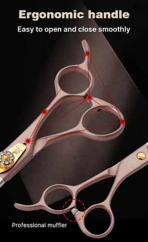 Fenice 7.5 Pet Grooming Thinning Scissors - JP440C Steel